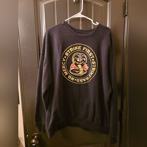 Black Cobra Kai Sweater